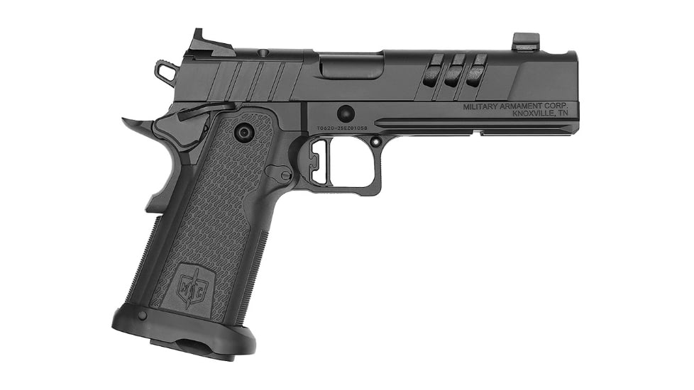 Military Armament Corp 9DS-D AOS Comp Semi Auto Pistol, 9mm Luger, 4.9 in Barrel
