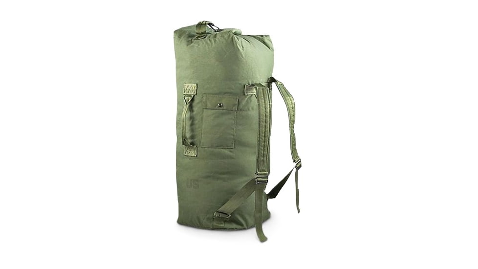 Military Surplus 2-Strap Cordura Nylon Duffle, Foliage, WMA189F