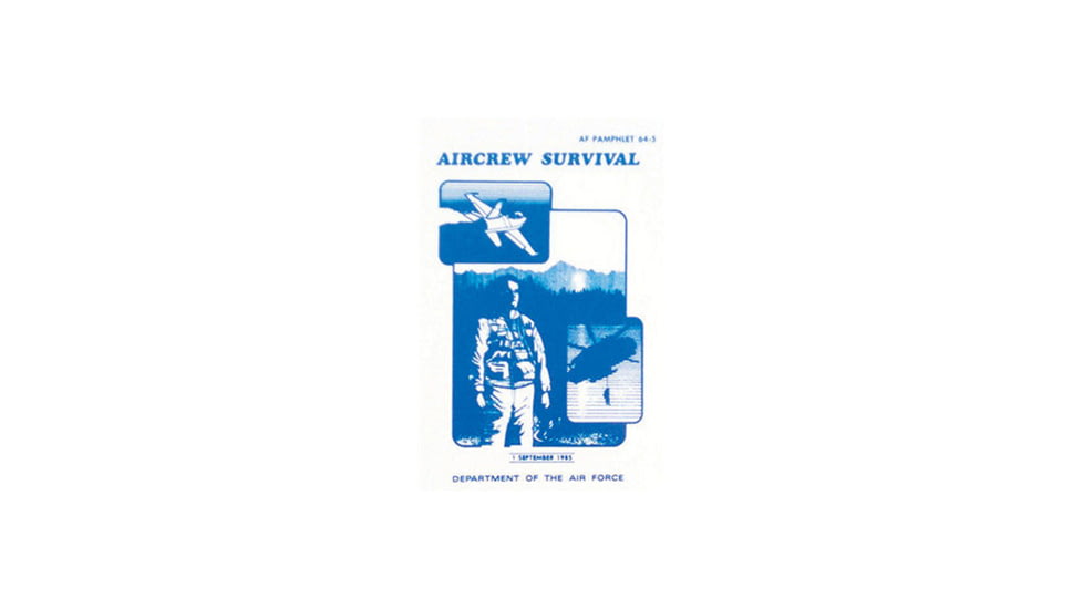 Army Navy Sales Aircrew Survival, Dept. of the Air Force, AF 64-5 Manual, White, 5.5 X 8.5, BK112