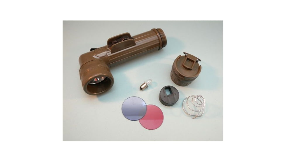 Military Surplus Anglehead Flashlight, Od Green, F842