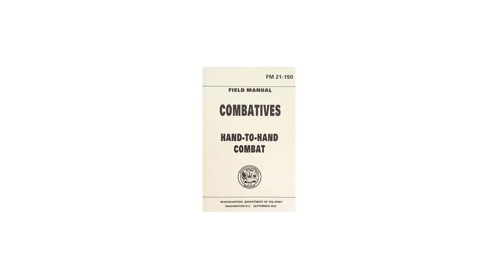 Army Navy Sales Combatives Hand to Hand Combat Manual FM 21-150, Brown, 5.5 X 8.5, BK157