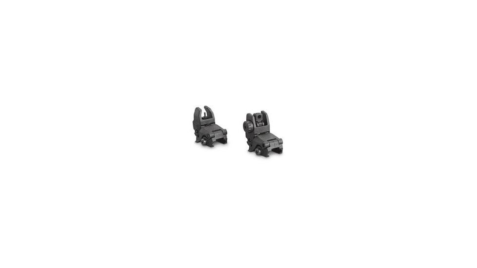 Military Surplus Flip-Up Front/Rear Sight Set, Black, D-41