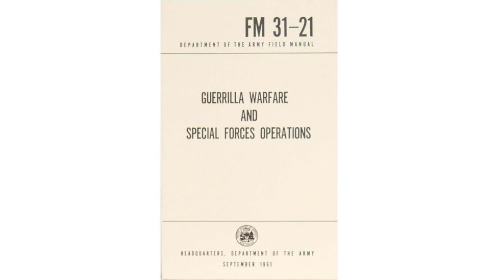 Military Surplus Guerilla Warfare And Special Forces Operations Manual, 5.5in X 8.5in, BK080