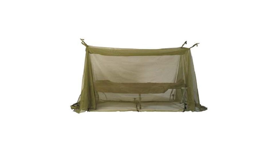 Military Surplus Mosquito Nylon Net, GI Field Size, OD Green, F151N
