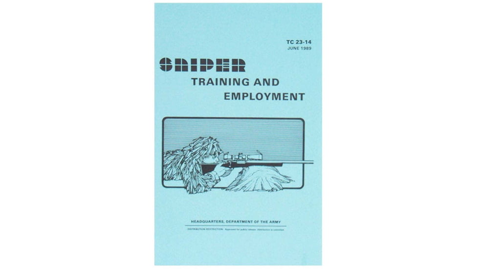 Military Surplus Sniper Training And Employment Manual, 5.5in X 8.5in, BK099