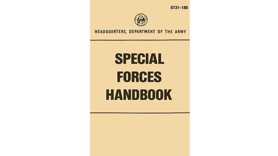 Military Surplus Special Forces Handbook Manual, 5.5in X 8.5in, BK159