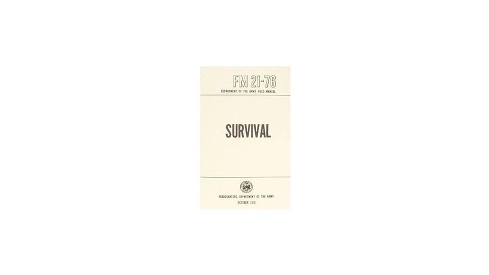 Army Navy Sales Survival Manual FM 21-76, Brown, 5.5 X 8.5, BK093
