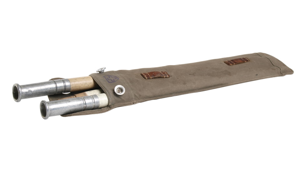 Military Surplus Swiss Tent Poles W/Pouch Used, Olive Drab, 91424450
