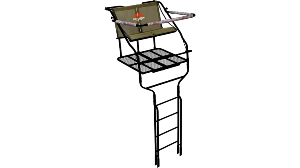 Millennium 18ft Double Ladder Stand Includes Safe-Link 35ft Safety Line, L-220-SL