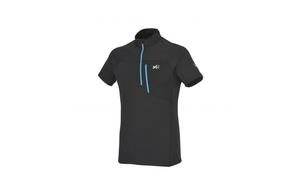 LTK Activ Zip Short Sleeve - Mens-Black-Small