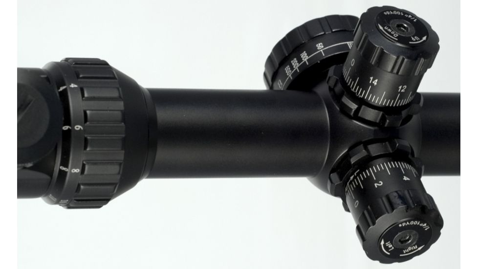 Millet 10x Fixed Tactical Rifle Scope TRS-2, Multi Coat, Illuminated Mil-Dot Bar, Matte