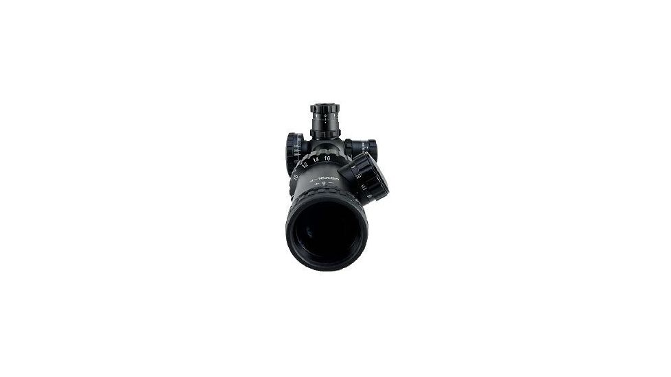 Millett 4-16x50 Illuminated Mil-DotBar, Multi Coat Matte Tactical Rifle Scope BK81001