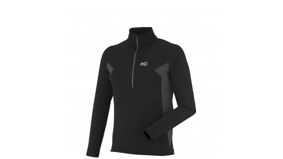 Tech Stretch Light Pullover - Mens-Black/Castlerock-X-Large