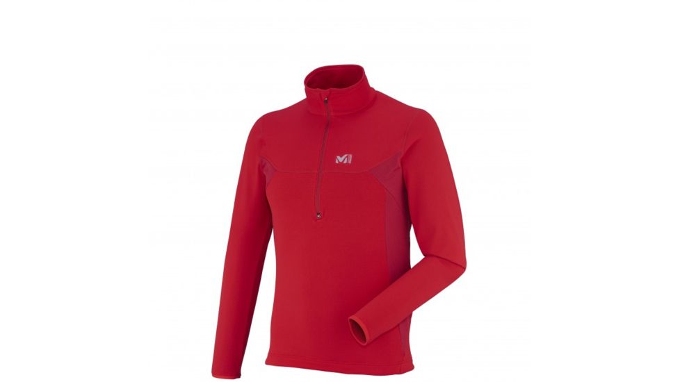 Tech Stretch Light Pullover - Mens-Rouge/Deep Red-Medium