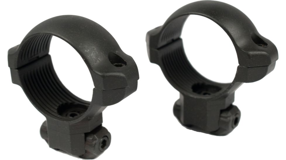 Millett Angle-Loc .22 Rings, 30mm, Matte Black, Medium - TP00708