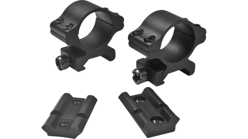 Millett Angle-Loc Combo Base &amp; Rings, 1in Medium, Matte, Savage 110, Detachable, Clam