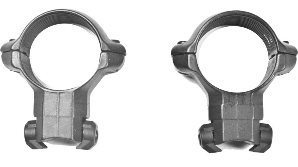 Millett Angle-Loc Weaver Style Rifle Scope Rings, 1in, Ruger 10/22+96/22 Factory Base, High, Smooth
