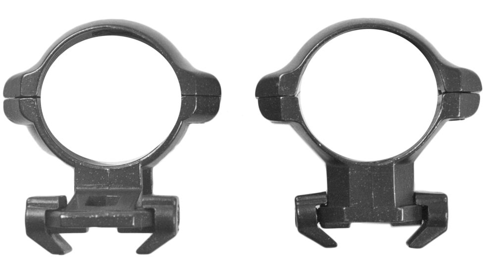 Millett Angle-Loc Weaver Style Rifle Scope Rings, 30mm, 1x Extended/1x Standard, Medium, Smooth