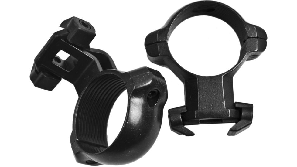 Millett Angle-Loc Weaver Style Rifle Scope Rings, 30mm, 1x Extended/1x Standard, High, Smooth