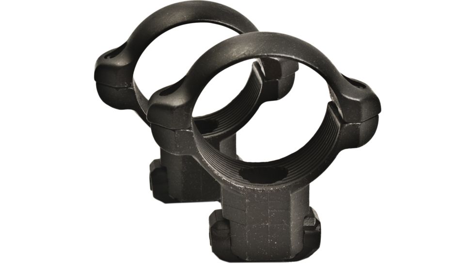 Millett Angle-Loc Weaver Style Rifle Scope Rings, 30mm, .22 Cal 11mm Euro Grooved, High, Matte