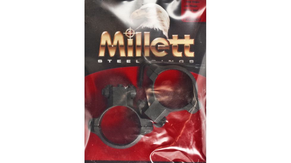 Millett Angle-Loc Weaver Style Rifle Scope Rings, 30mm, Tikka, Medium, Matte