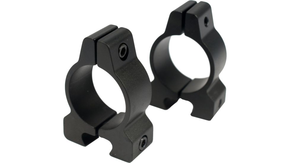 Millett Vertical Split Rings, 1in, Medium, Matte, .22 Caliber - Clam Pack TP00709