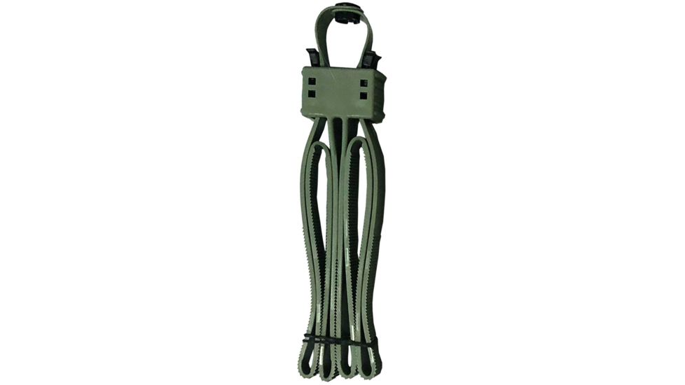 Milspec Plastics Cobra Cuffs, Green, Pack of 6, MS24D-250-6-G