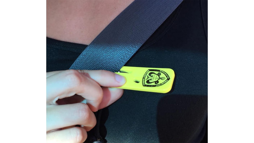 Milspec Plastics Cobra Safety Cutter Keychain, Yellow, Pack of 5 pcs, CRC-Y-5