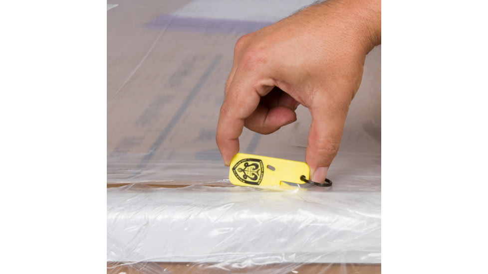 Milspec Plastics Cobra Safety Cutter Keychain, Yellow, Pack of 5 pcs, CRC-Y-5