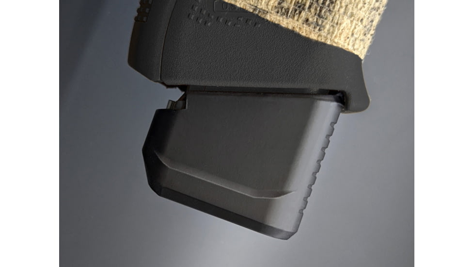 MILSPIN Blacked Out US Flag Magazine Extension For Glock 22/35, 5 Round, Blacked Out Cerakote, 1152118101-5RD