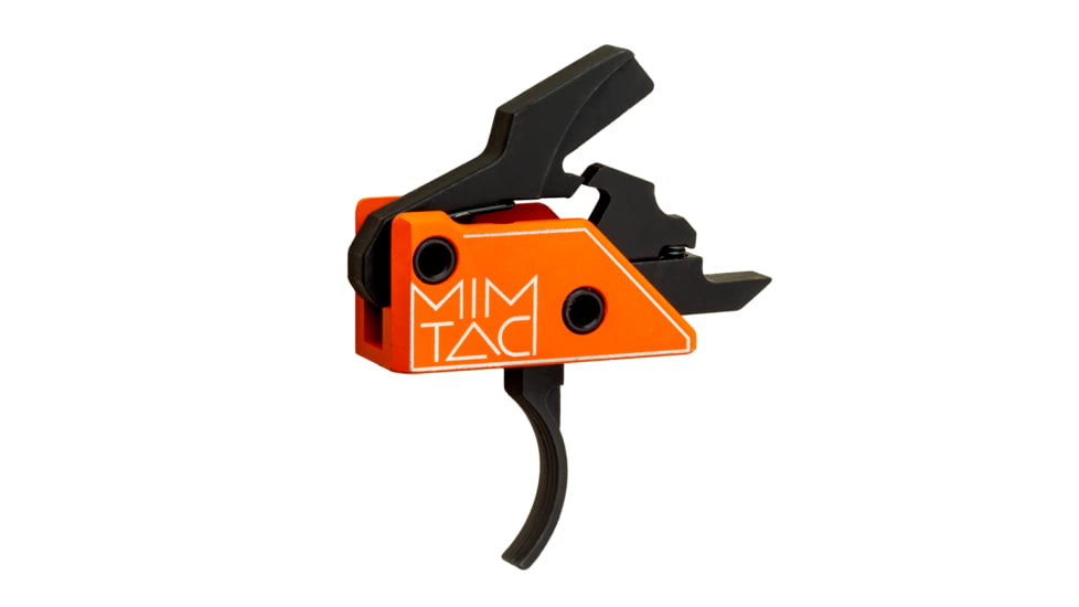Mimtac Drastic AR-15 Drop-in Touch Trigger, Curved, Orange/Black, DRCR-ORG-01