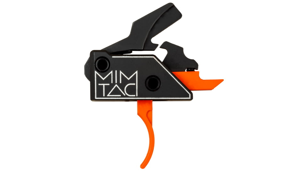 Mimtac Drastic AR-15 Drop-in Touch Trigger, Curved, Orange, DRCR-ORG-02