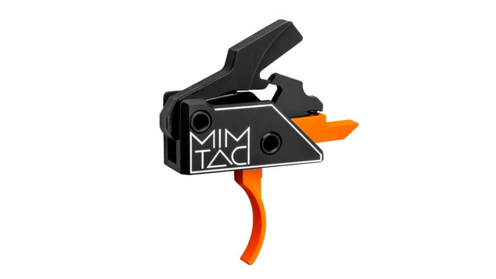 Mimtac Drastic AR-15 Drop-in Trigger, Curved, Orange, DRCR-556-ORG2