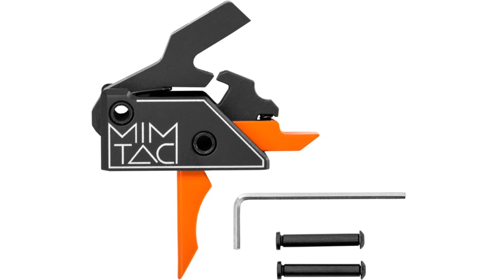 Mimtac Drastic AR-9 9mm PCC Drop-in Touch Trigger, Orange/Black, Small, DR9-ORG-02