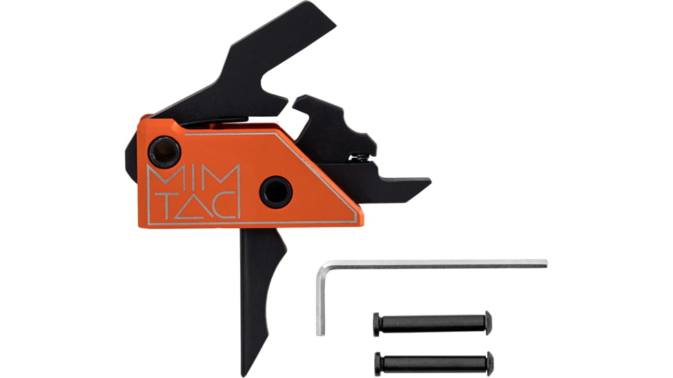 Mimtac Drastic AR-9 Drop-in Trigger, Orange/Black, DR9-ORG-01