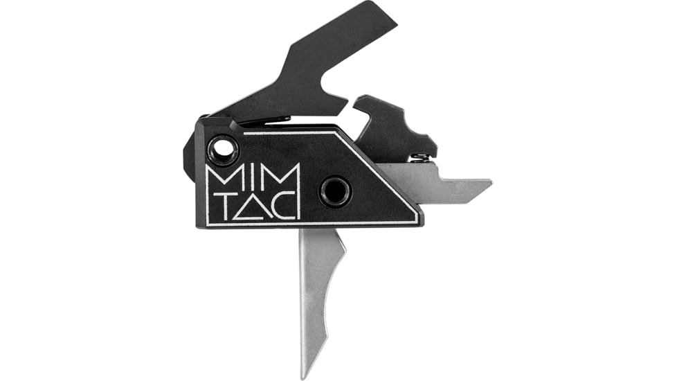 Mimtac Drastic AR-9 9mm PCC Drop-in Touch Trigger, Silver/Black, Small, DR9-SVR-01