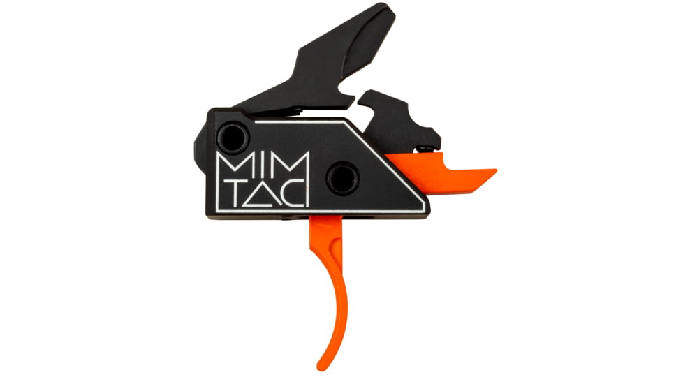 Mimtac Drastic CR 9 AR-9 Drop-In Trigger, Curved, Orange, DRCR9-ORG-02