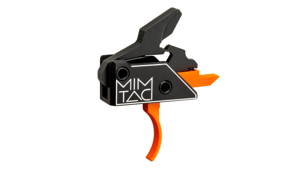 Mimtac Drastic CR 9 AR-9 Drop-In Trigger, Curved, Orange, DRCR9-ORG-02