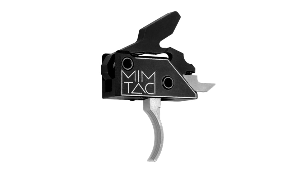 Mimtac Drastic CR 9 Drop-in Trigger, Curved, 3.5lb, Silver/Black, DRCR-9-SVR1
