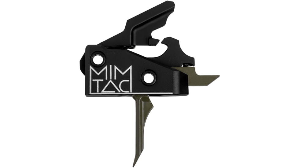 Mimtac Drastic Gen 2 AR-15 Drop-in Trigger, OD Green/Black, DR-GEN2-OD