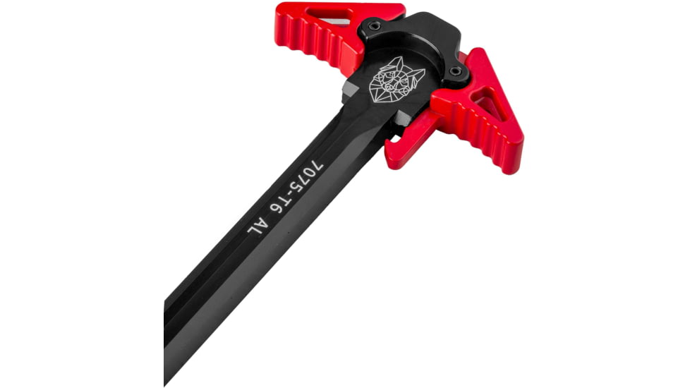 Mimtac OK-AY AR-15 Ambidextrous Charging Handle, Red, OK-AY-RED