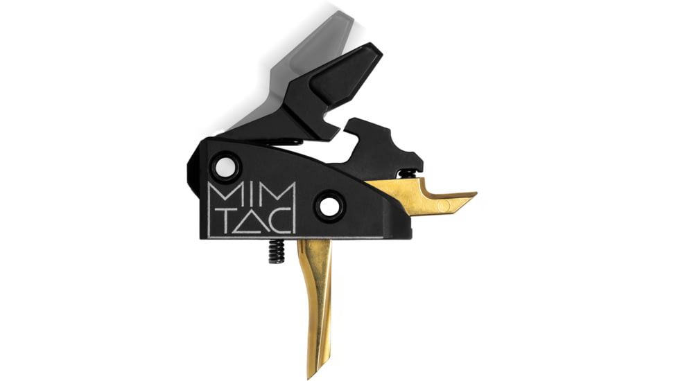 Mimtac Valkyrie Single Stage AR-15 Drop-in Trigger, Gold/Black, VLK-GLD-01