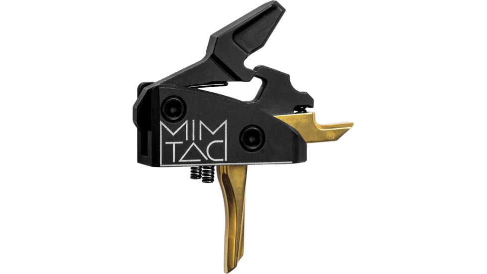 Mimtac Valkyrie Single Stage AR-15 Drop-in Trigger, Gold/Black, VLK-GLD-01