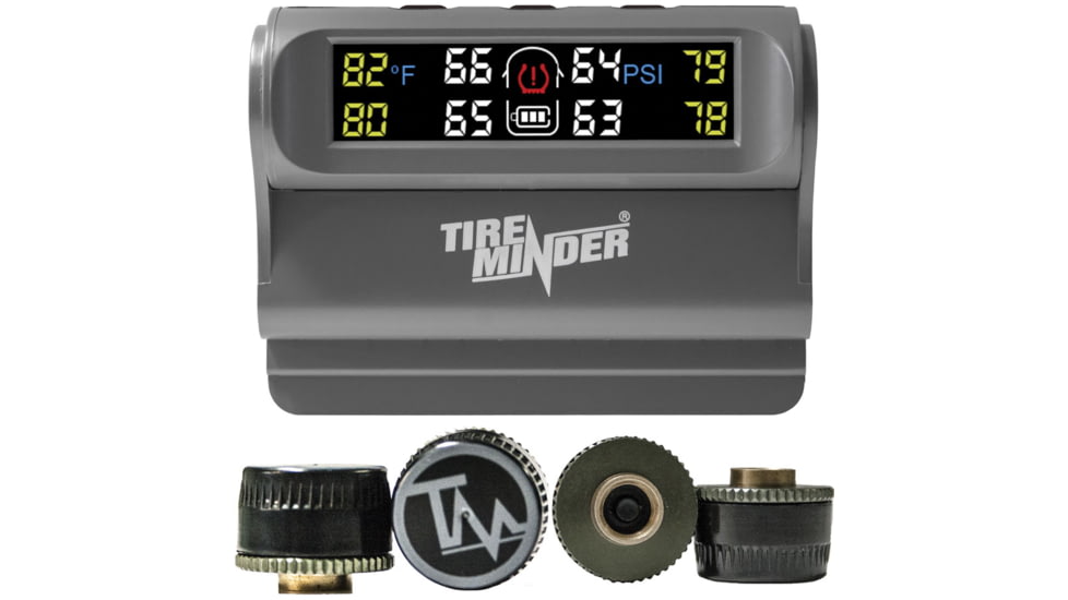 Minder Tpms Trl 4 Tire Monitor Solar Powered w/ 4, TM22139