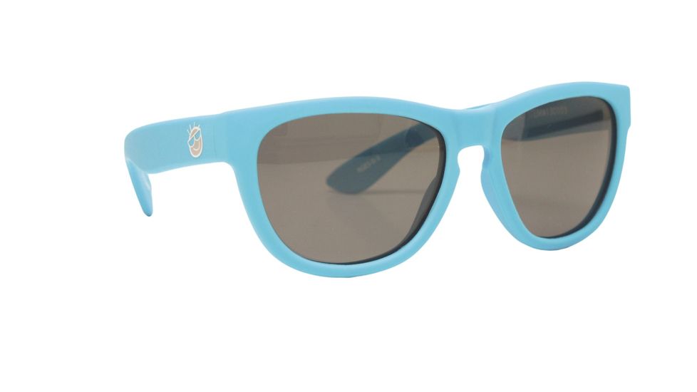 MiniShades Kids Classic Ages 0-3 Baby Blue Progressive Prescription Sunglasses, Baby Blue Frame, 130103PR