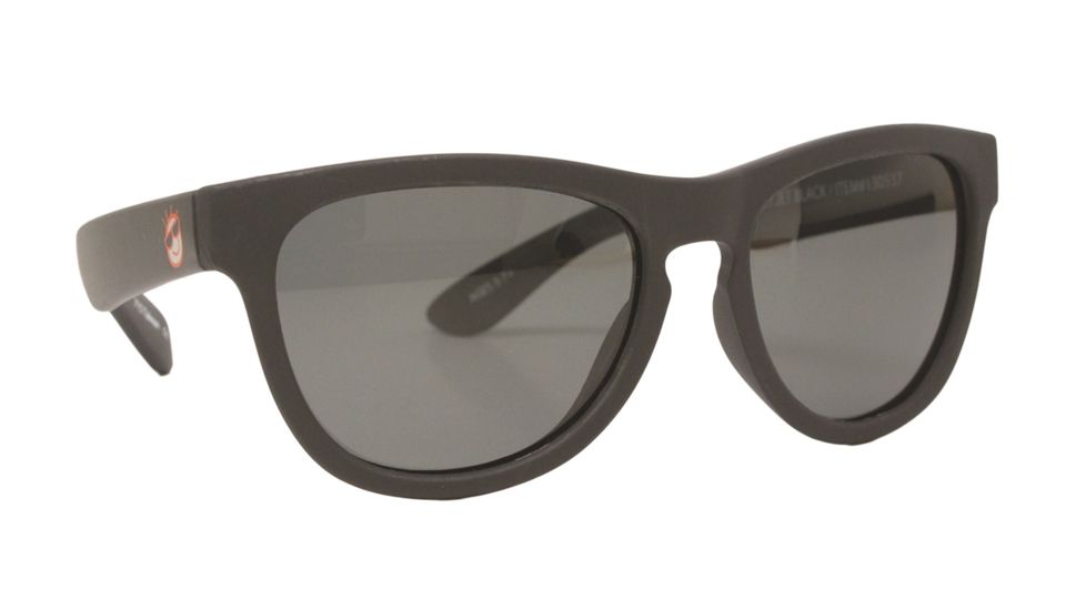 MiniShades Kids Classic Ages 3-7 Jet Black Progressive Prescription Sunglasses, Jet Black Frame, 130537PR