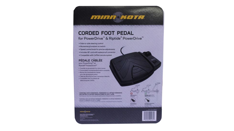 Minn-Kota PowerDrive BT Foot Pedal Acc Corded 1866070