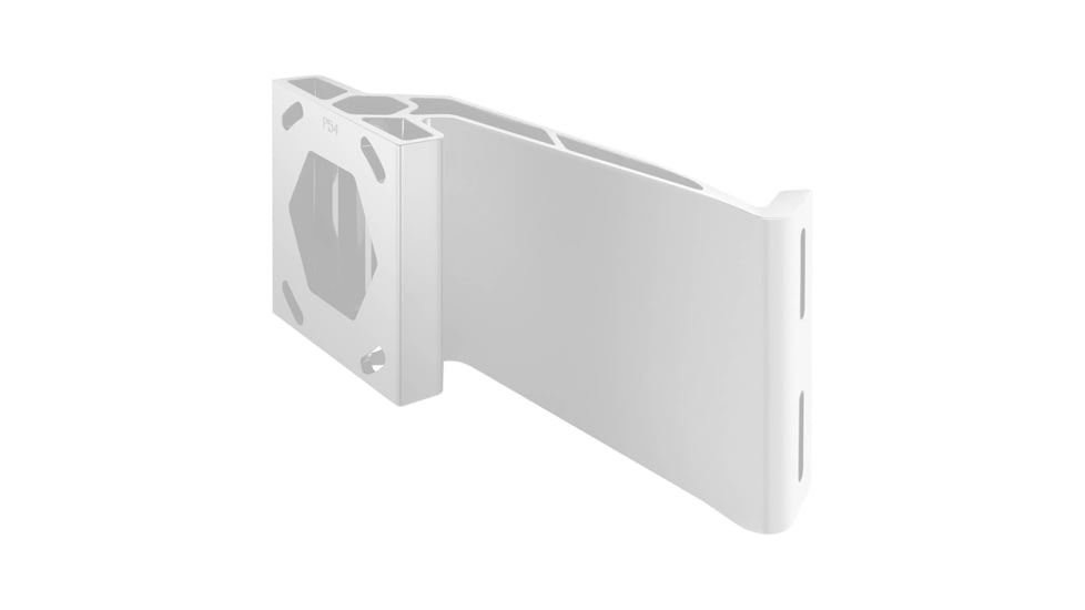 Minn-Kota Raptor Jack Plate Adapter Bracket - Port - 5in Setback - 4in Rise - White, 1810383