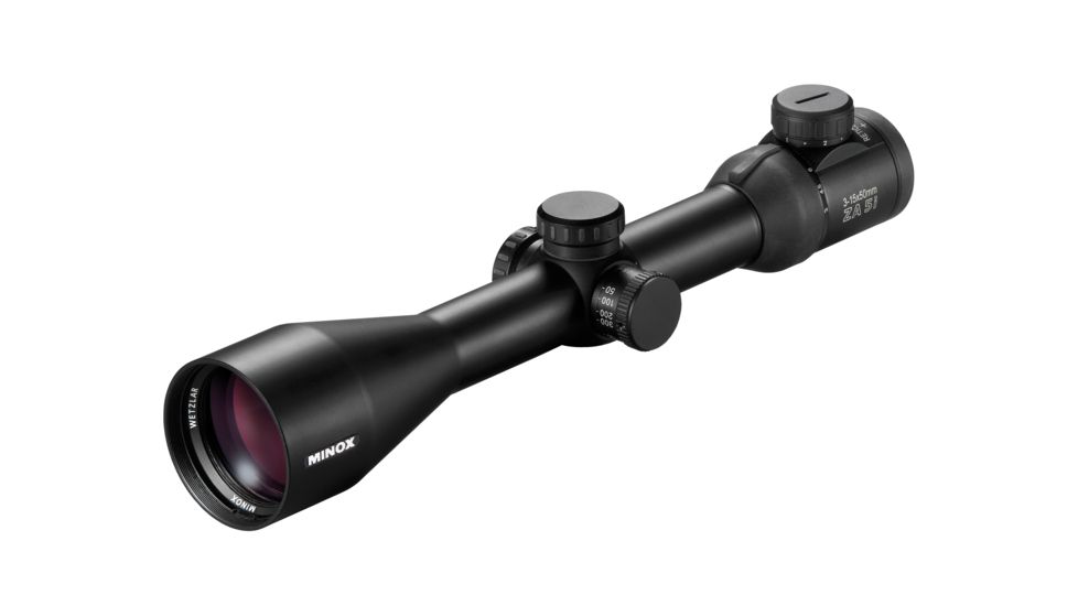 Minox ZA 5i HD 3-15x50 SF w/ Illuminated Plex Reticle, Black 66446