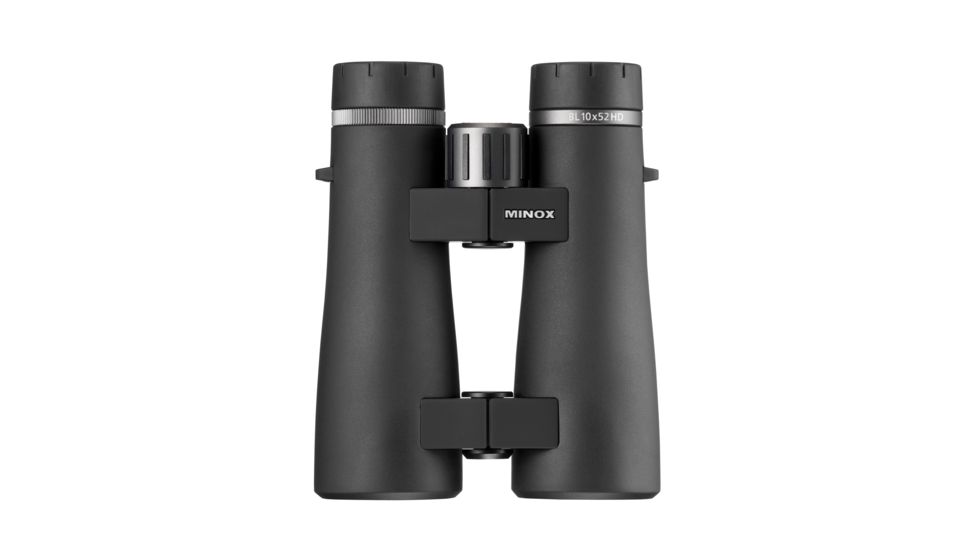 Minox Comfort Bridge BL HD 10x52 BR Full Size Waterproof Binocular, Black 62051